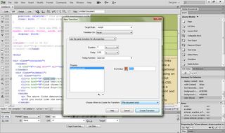 CSS Transitions in Dreamweaver CS6