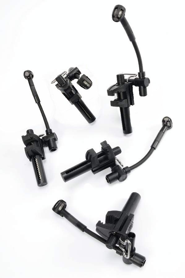 The most desirable of all drum mics are the sort of miniature clip-on models known as micro mics.