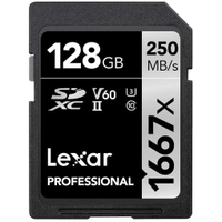 Lexar Professional 1667x 128GB SDXC UHS-II Card