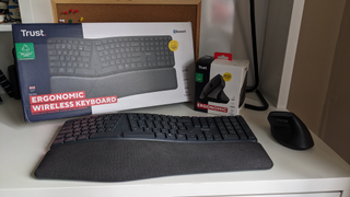 Trust Keyra and Bayo II on a desk during our review