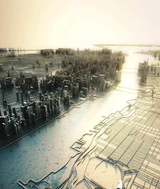 How to create a realistic 3D city
