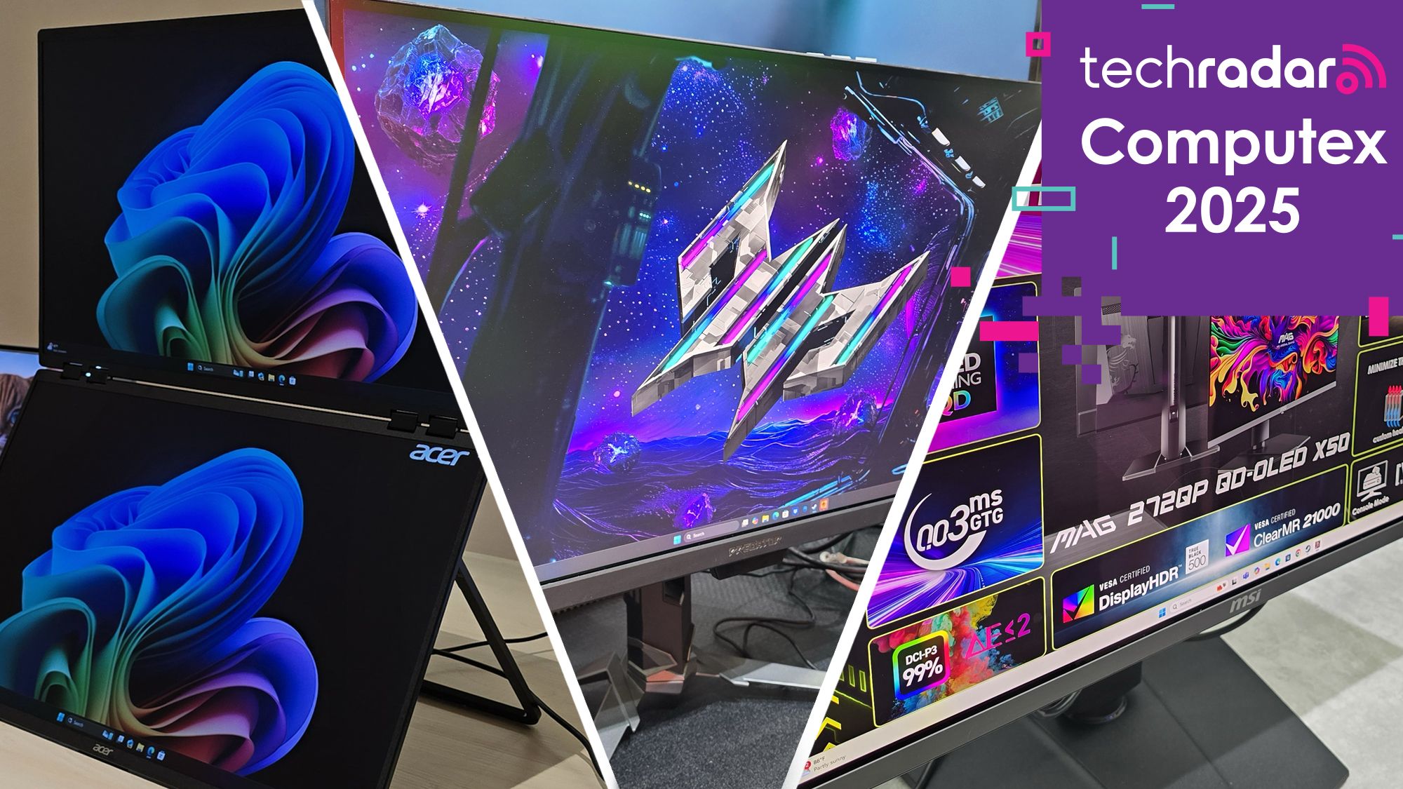 Best monitors of Computex 2025 - top ultra-wide, super-sized