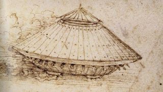 Da Vinci's armored tank design.