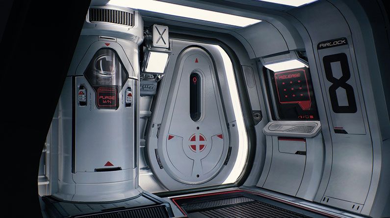 Creating a realistic spaceship airlock Creative Bloq