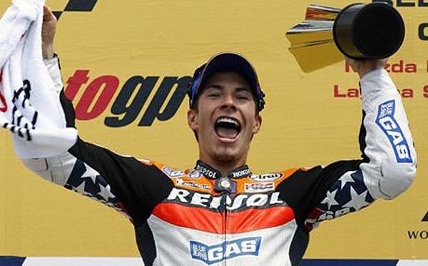 On July 23, Nicky Hayden won the USA&rsquo;s Laguna Seca round