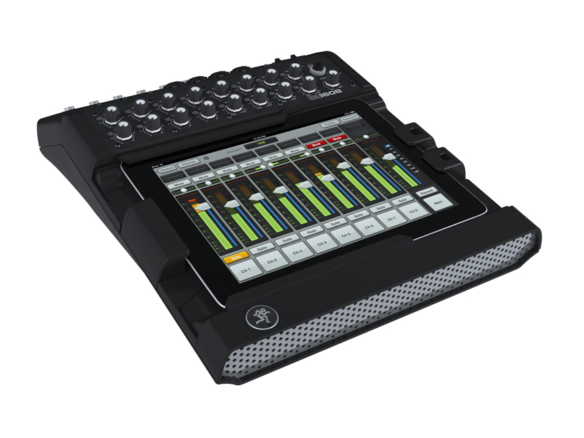 With the Mackie DL1608 you can mix from anywhere in the venue.