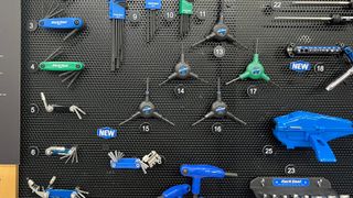 iceBike 2023 display of Park Tools' multi-tools