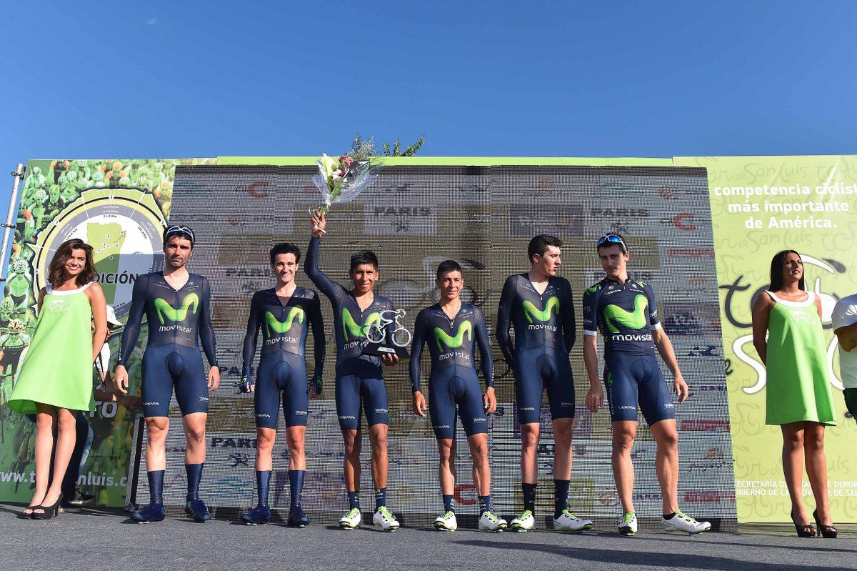 Movistar placed third on the stage