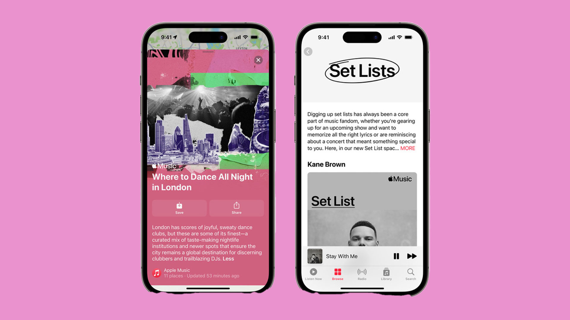 Apple Music хочет связать вас с любимыми артистами с помощью новой функции сет-листов.