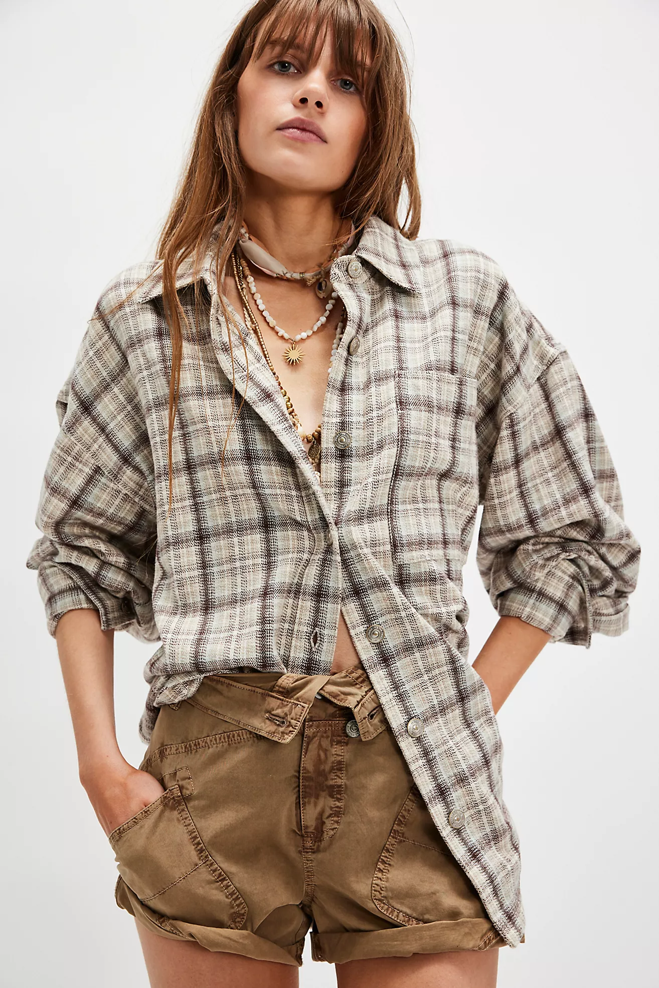 We the Free Ashley Plaid Shirt