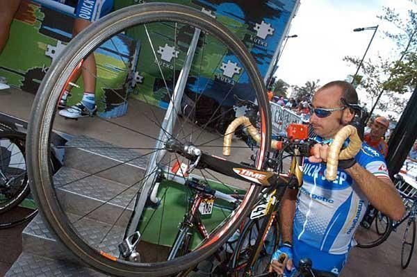 Paolo Bettini (Quickstep) before the start