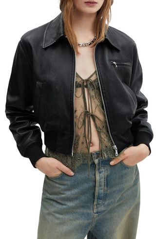 Vintage Faux Leather Jacket