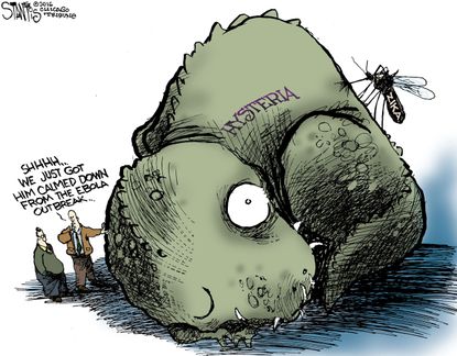 Editorial Cartoon U.S. Zika Ebola