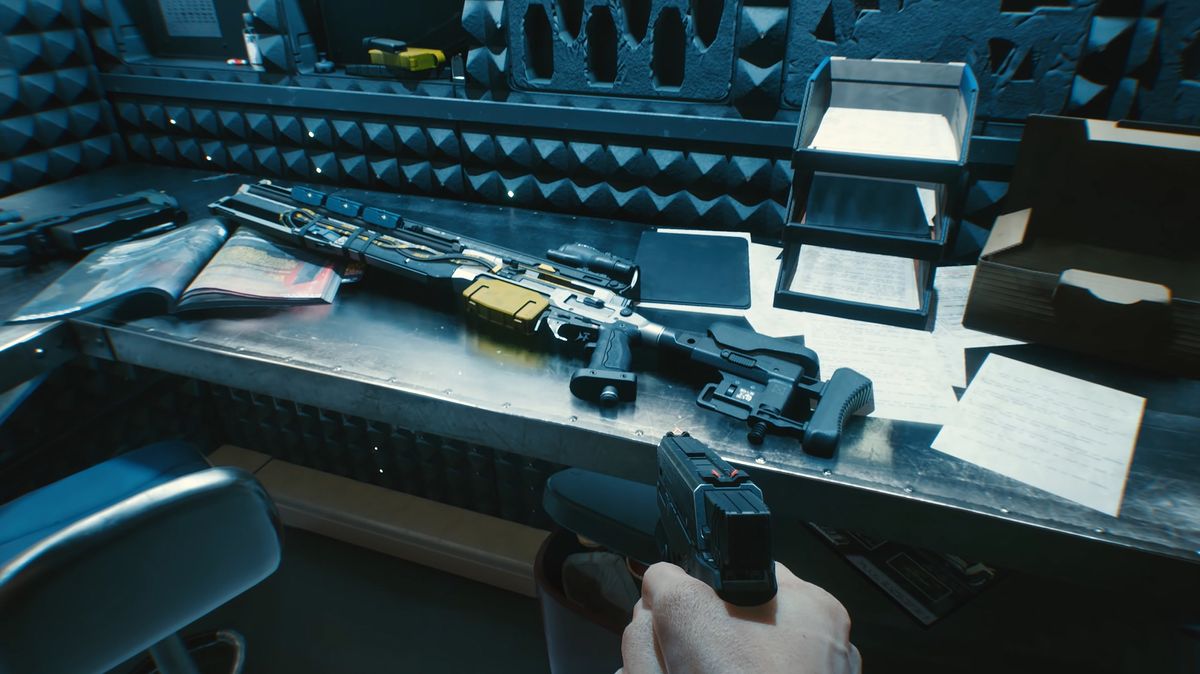 Cyberpunk 2077 Rifle