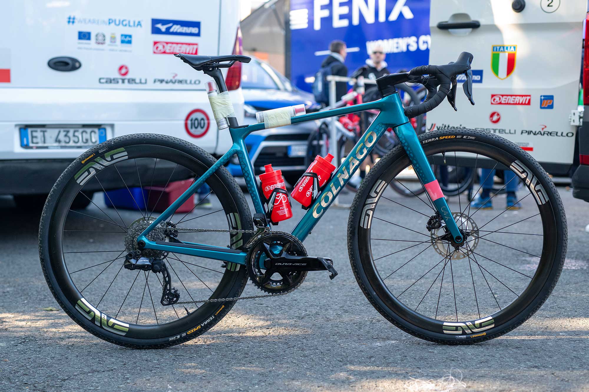 Silvia Persico's Colnago G3X at the Gravel World Championships.