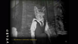 Cat Detective Albert Wilde screenshot of the protagonist Albert who is an anthropomorphic cat in a suit