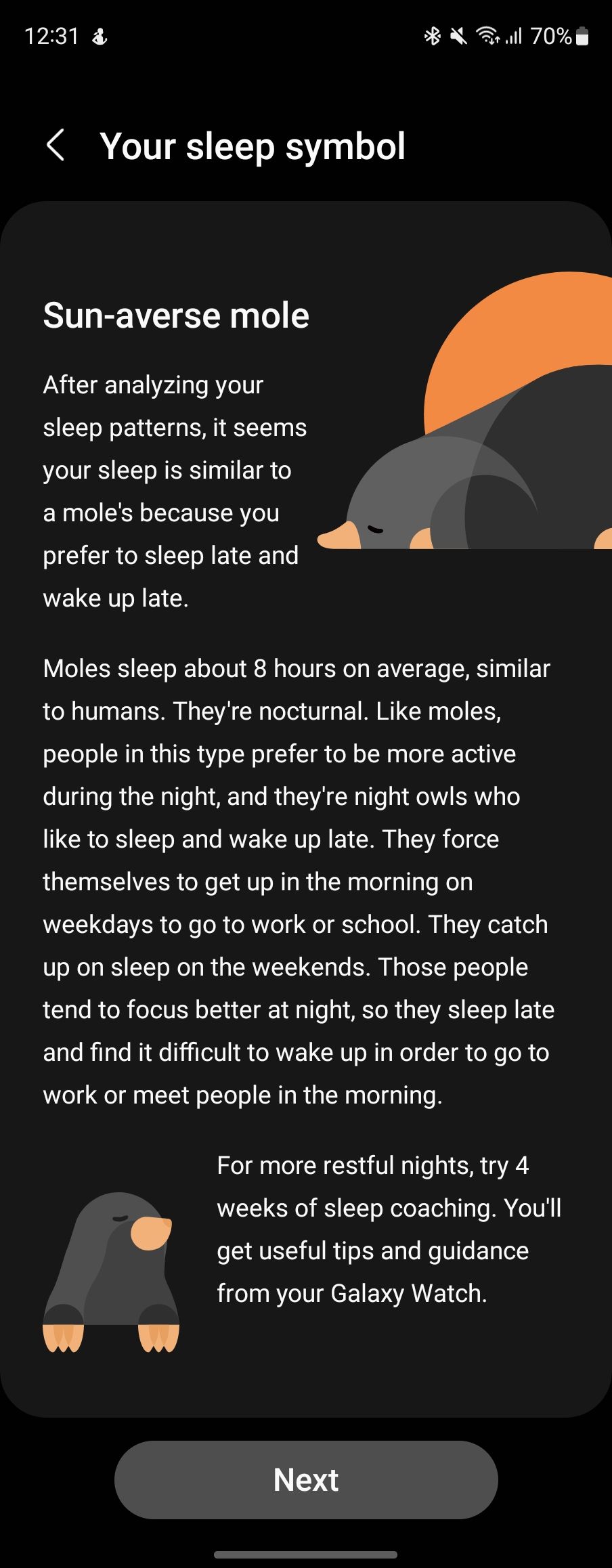 galaxy watch 5 sleep tracking