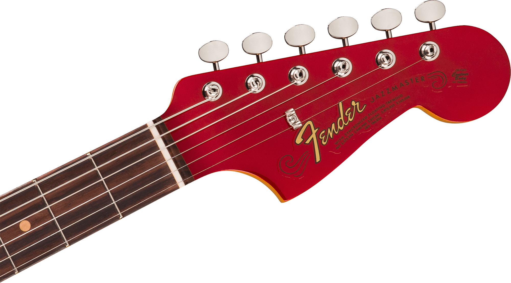 A detail of the Fender Vintera III Mid 60s Jazzmaster
