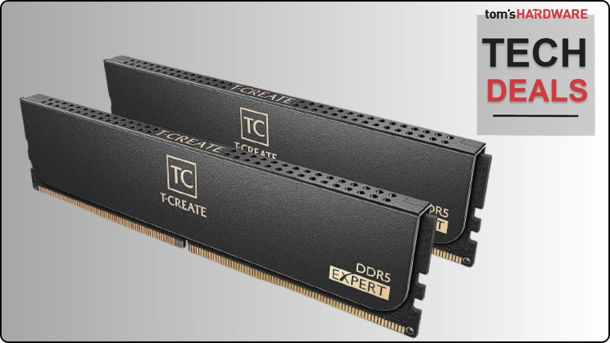 Grab this low-latency 32GB Team Group T-Create Expert RAM from Newegg for only $81