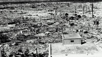 aftermath of Hiroshima bomb August 1945