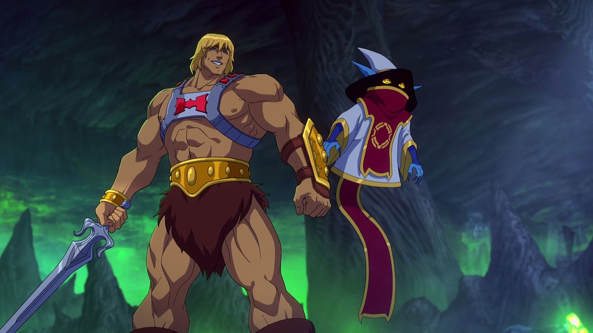 He-Man and Orko in Masters of the Universe: Revelation