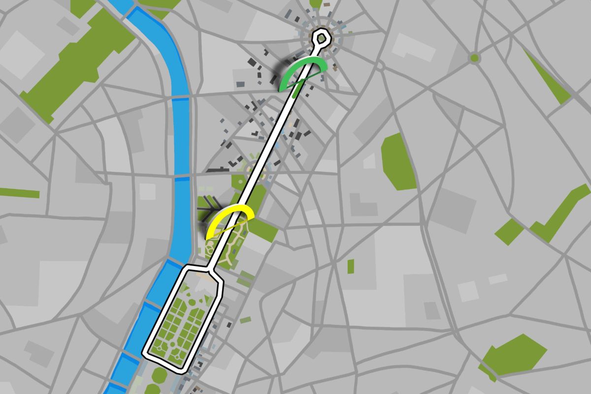 Zwift Tour de France Stage 6: Route map
