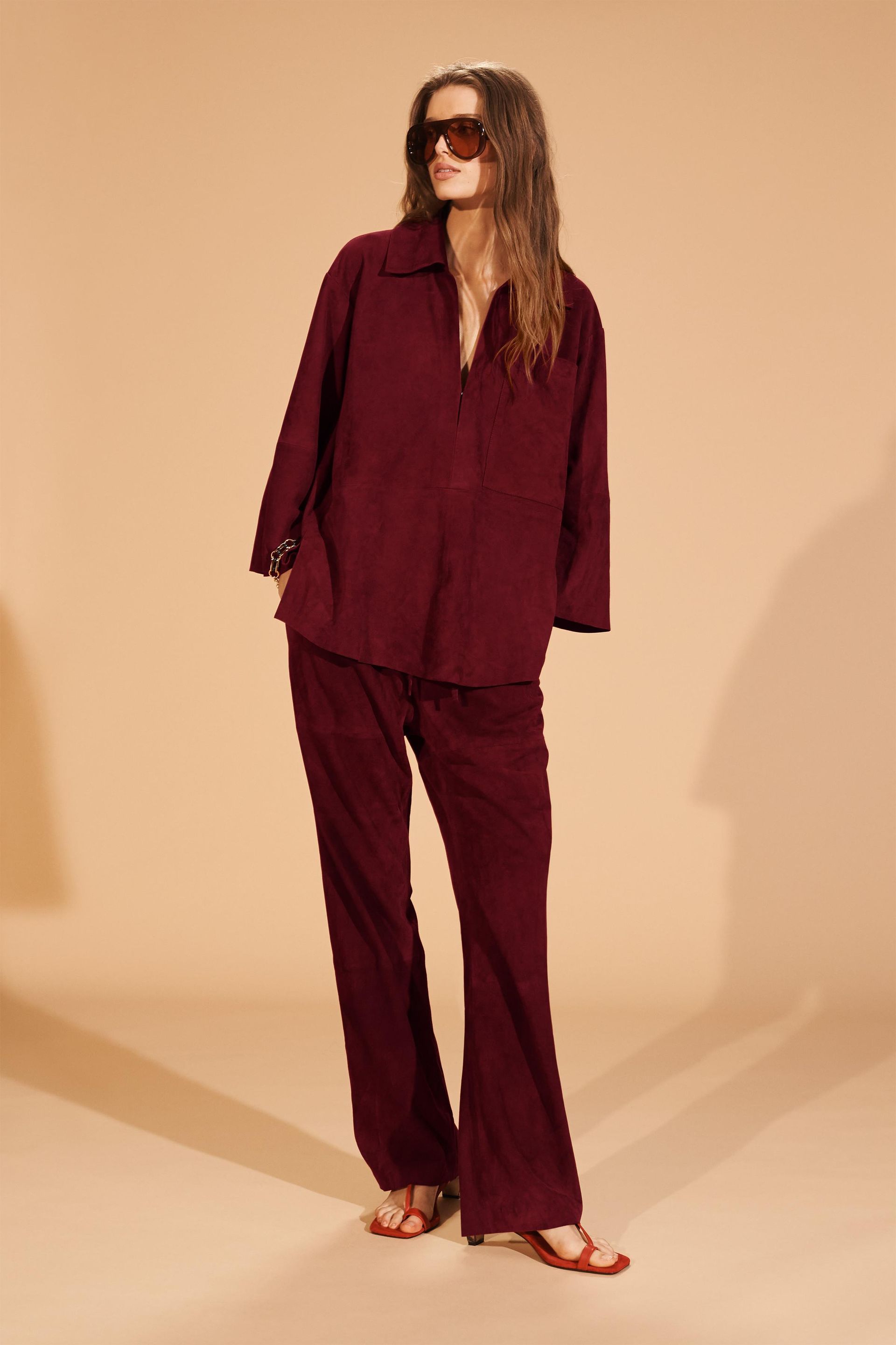 Limited Edition Suede Leather Pocket Shirt
