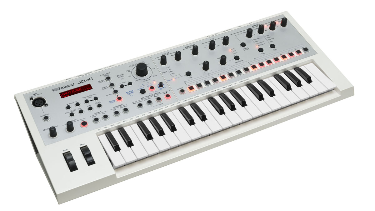 Roland's JD-Xi is a bit of all white… and silver | MusicRadar