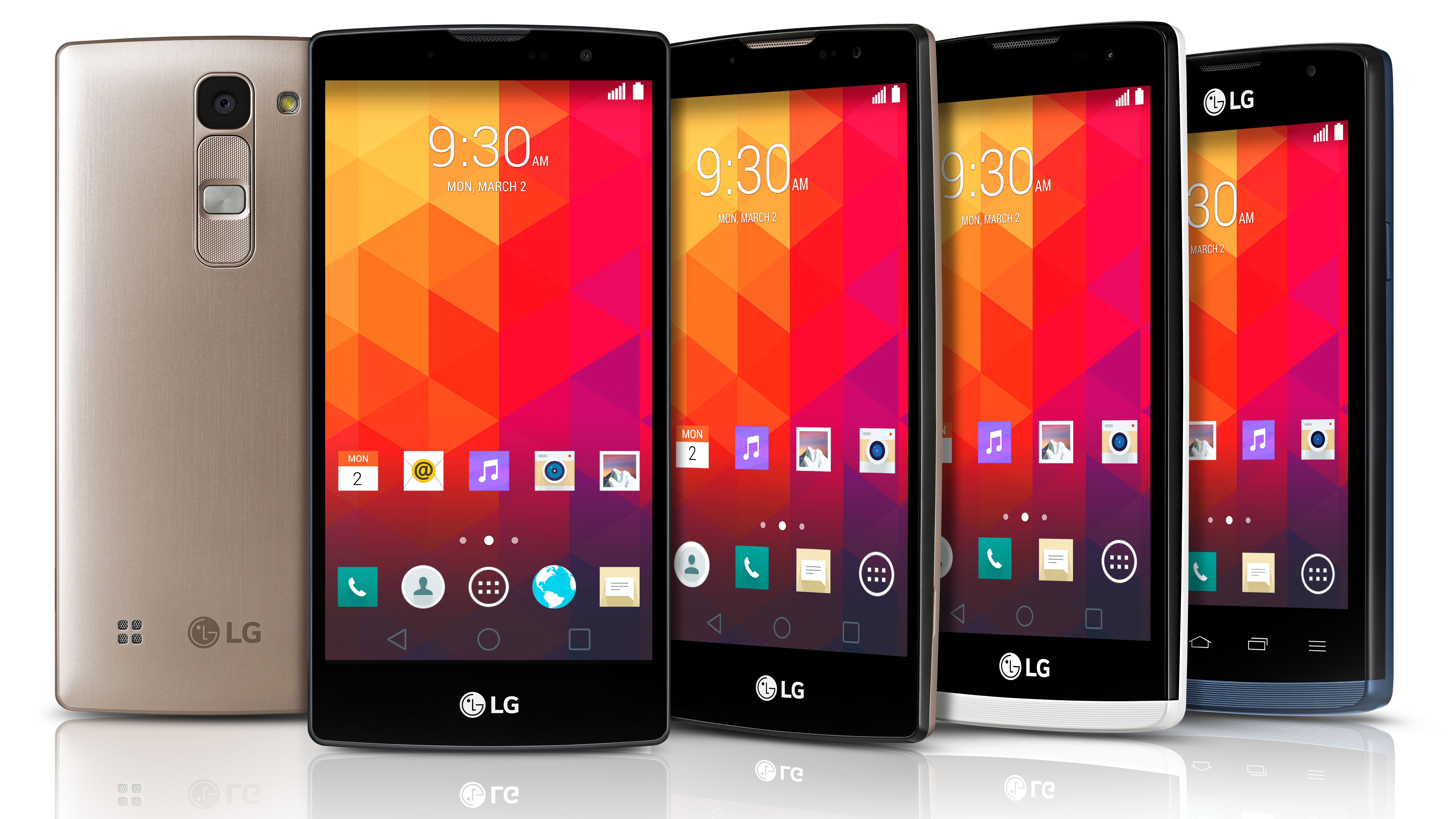 LG phone line-up