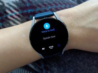 Galaxy Watch 4 Voice To Text Input