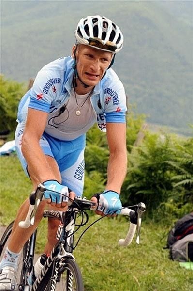 Sebastian Lang (Gerolsteiner) did a great ride and won the most aggressive rider award of the day.