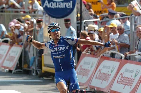 Matteo Tosatto (Quick.Step) punches the air