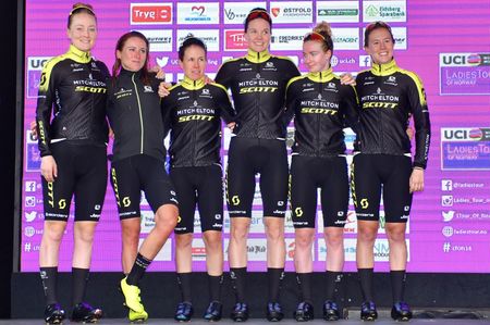 Mitchelton-Scott were second in the TTT