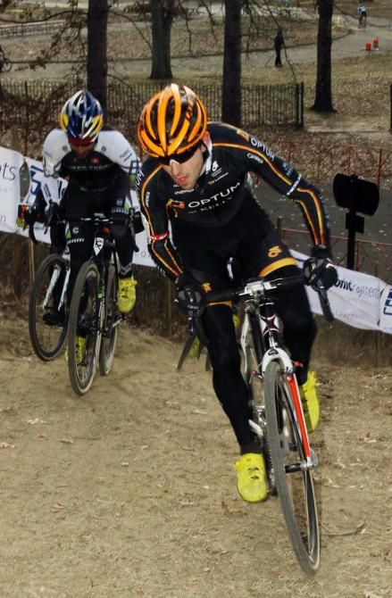 Jeremy Durrin (Optum p/b Kelly Benefit Strategies) makes his move up the technical run-up. And it pays off.