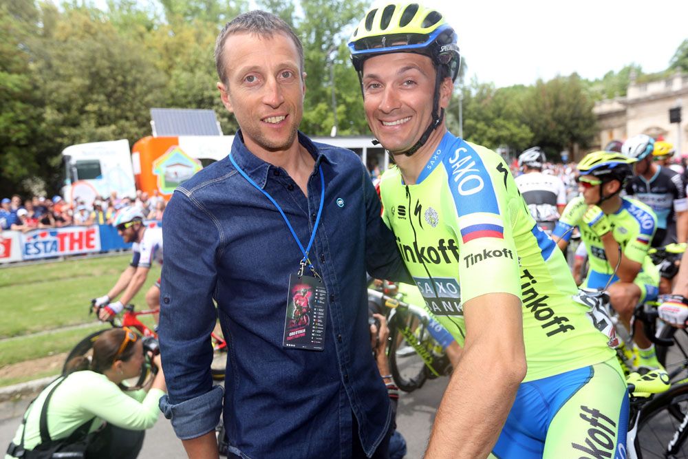 Ivan Basso with Maurizio Fondriest