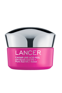 Lancer Skincare Caviar Lime Acid Peel, $99 $79
If you're looking for a quick, skin-brightening fix, this 15-minute treatment is the way to go. Caviar lime and retinol work together to balance oil, even tone, and give the skin a boost of radiance. 