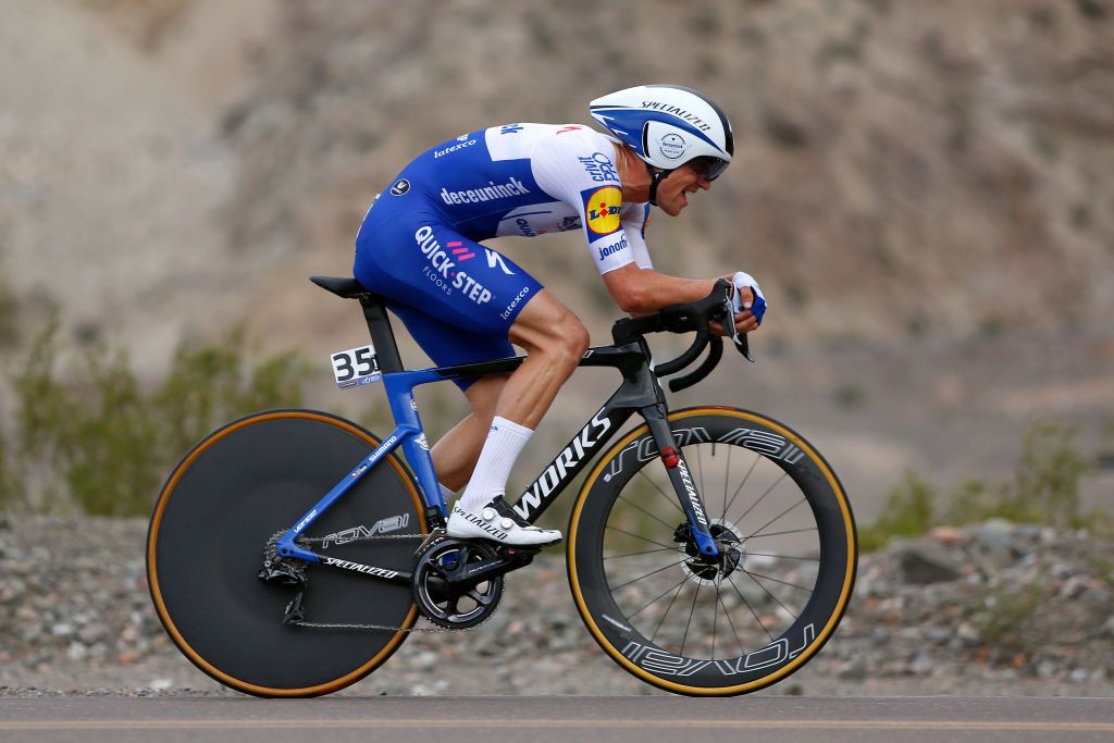 Zdenek Stybar grits his teeth
