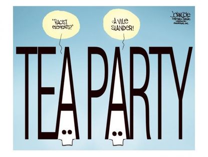 The Tea Party's white hood