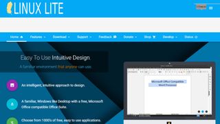 Linux Lite website screenshot