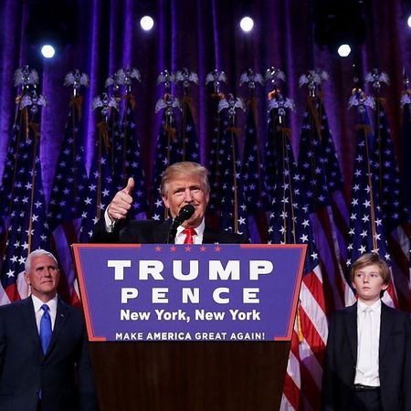 Donald Trump wins the Presidency