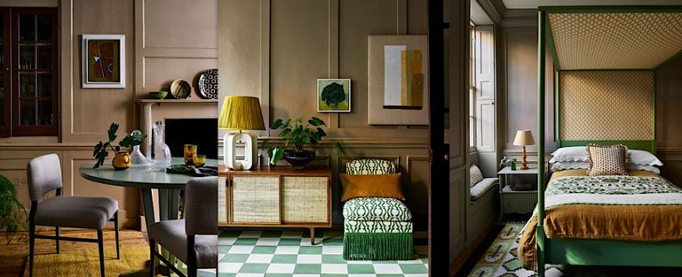 Yellow and green room ideas