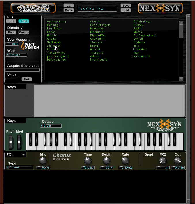 With the tatoo-style logos and cut 'n' paste graphics, Nexsyn wants to look cool