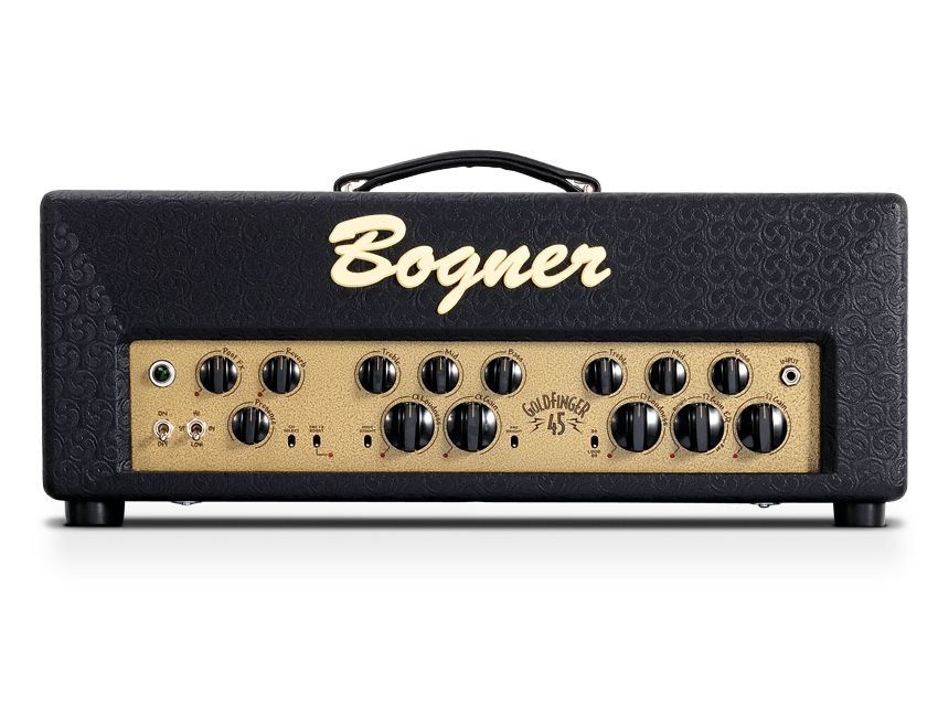 The Goldfinger 45 comes sprayed in a gold splatter-paint effect.