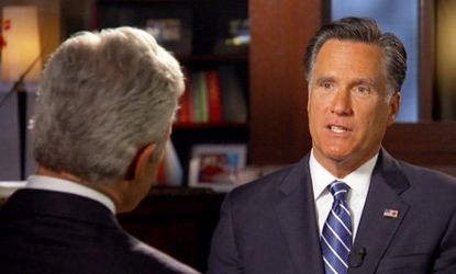 Mitt Romney talks with correspondent Scott Pelley for a dueling interview on 60 Minutes matched by a similar chat with President Obama.