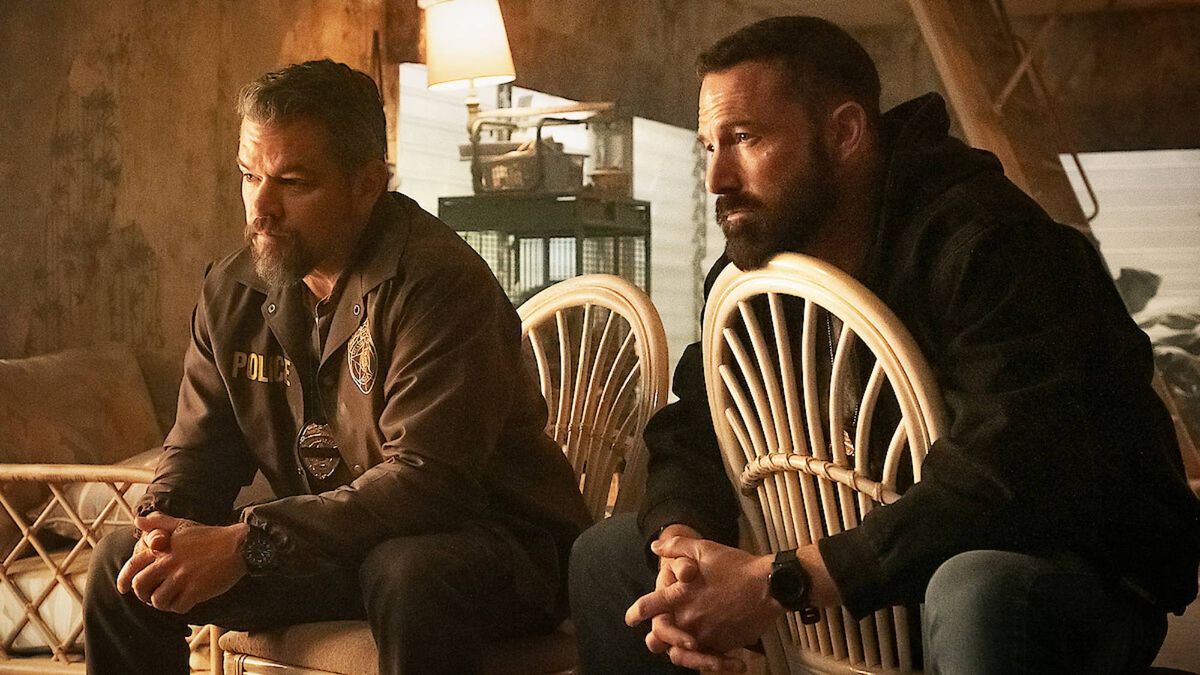 Matt Damon and Ben Affleck in &quot;Rip,&quot; coming soon to Netflix