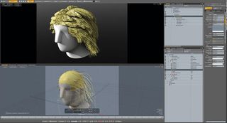 When setting your hair, use guides to depict the shape of the hair on your model