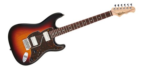 An S-style body with humbuckers... It's a pretty classic hot-rod recipe, isn't it?