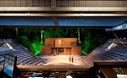 The fully functioning open-air 1,000-seat amphitheatre at Bradfield College