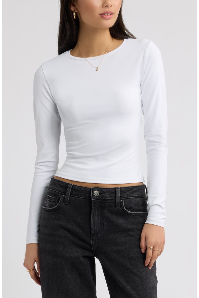 Smooth Fit Long Sleeve Crewneck T-Shirt
