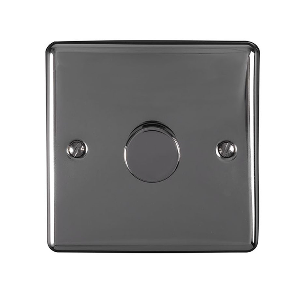 Ellis &amp;amp; Co 1 Gang 400W LED Dimmer Switch Black Nickel